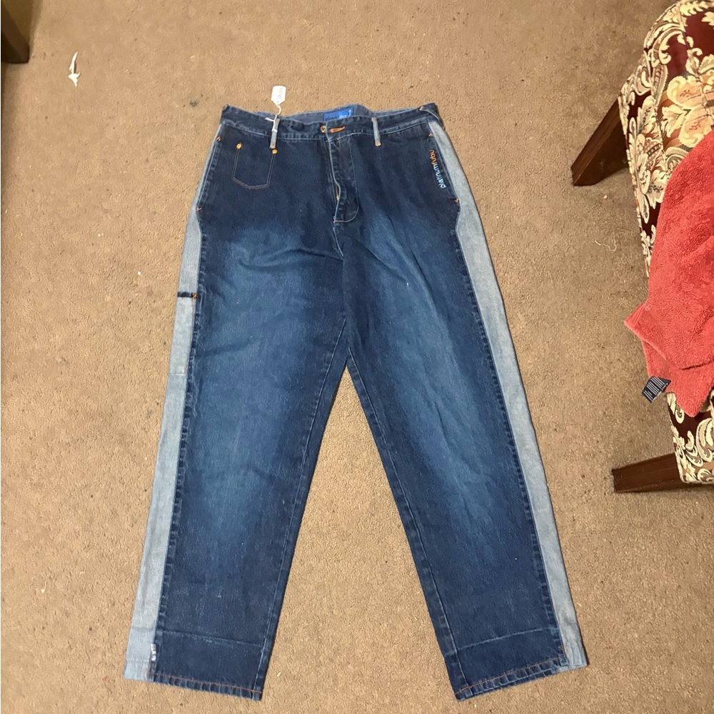 Baggy blue platinum fubu jeans